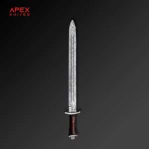 Custom Hand Forged Damascus Steel Swiss Dagger/ Sword/GLADIOUS Sword Gladiator Blood GROOVED Sword